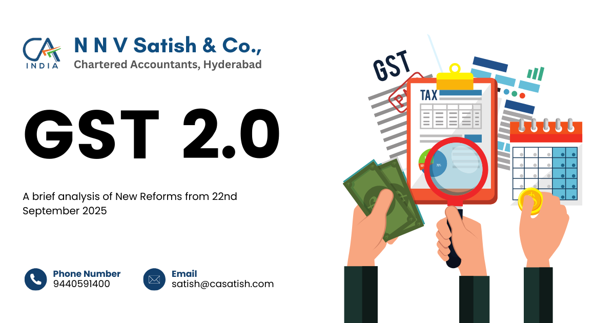 You are currently viewing GST 2.0 – A brief analysis of New Reforms from 22nd September 2025